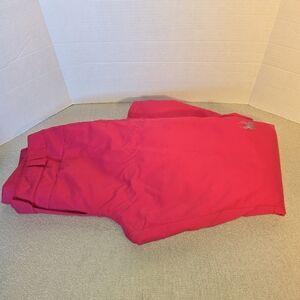 Spyder Women's Bright Pink Insulated Snow Pants size 16